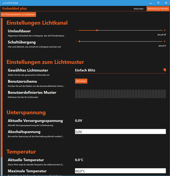 einstellung